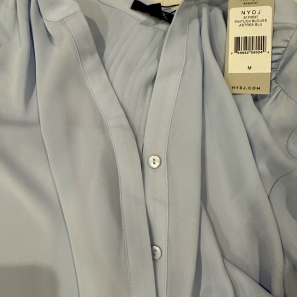 NWT NYDJ Pintuck 3/4 Blouse Size M - Picture 8 of 10